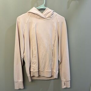 Lululemon light pink scuba hoodie size 6